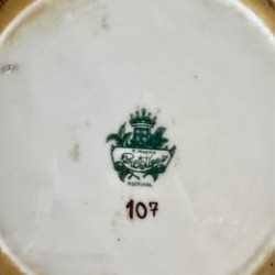 Par de Potes em Porcelana