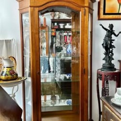Vitrine Em Madeira