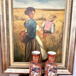 Par de Jarras em Porcelana