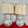 Par de Candeeiros em Porcelana