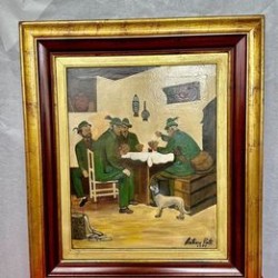 Tela Pintada a Mão (jogo cartas)