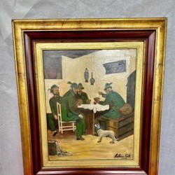 Tela Pintada a Mão (jogo cartas)